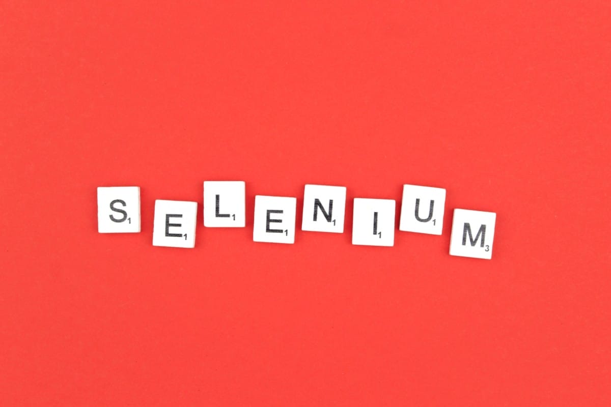 selenium scrabble letters word on a red background 2023 11 27 05 35 14 utc