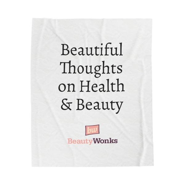 Poster with text 'Beautiful Thoughts on Health & Beauty'